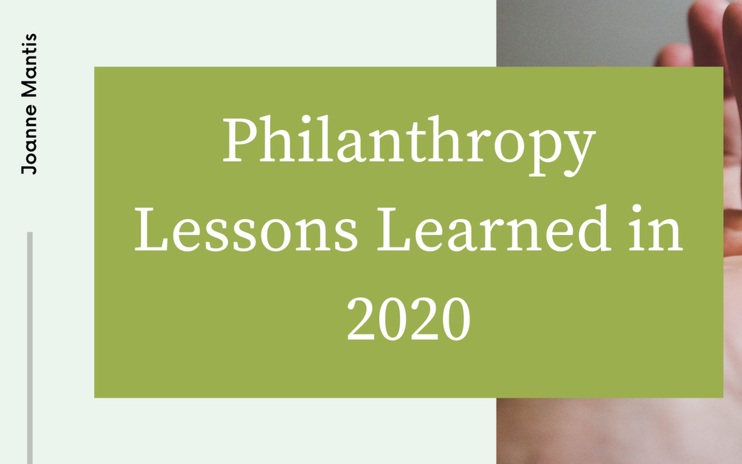 Philanthropy Lessons Learned in 2020